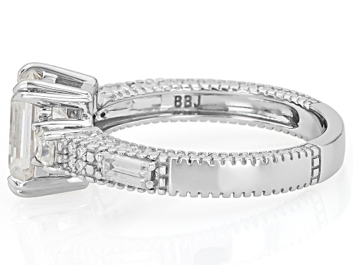 Pre-Owned MOISSANITE FIRE® 2.21CTW DEW PLATINEVE® RING - Size 8