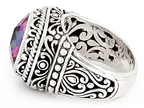 Pre-Owned Artisan Collection of Bali™ 5.40ct Pink Azotic Quartz Sterling Silver Solitaire Ring - Size 6