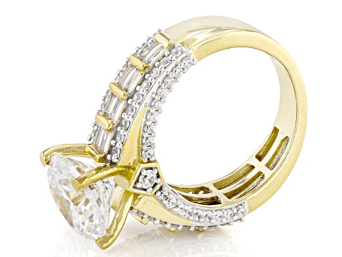 Pre-Owned Bella Luce® 8.35ctw White Diamond Simulant Eterno™ Yellow Ring(5.06ctw DEW) - Size 7