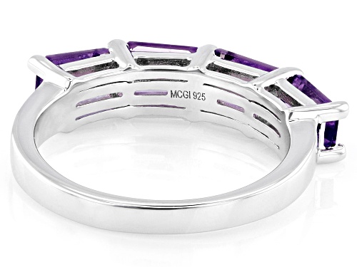 Pre-Owned 1.98ctw Canela Amethyst Rhodium Over Sterling Silver Ring - Size 7