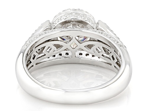 Pre-Owned MOISSANITE FIRE® 3.54CTW DEW ROUND BRILLIANT PLATINEVE® RING - Size 6