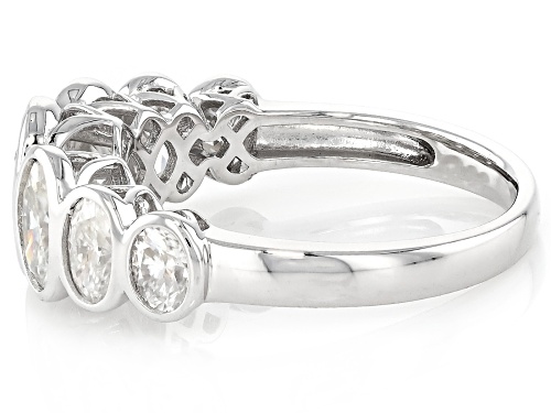 Pre-Owned MOISSANITE FIRE® 2.72CTW DEW OVAL PLATINEVE® RING - Size 6