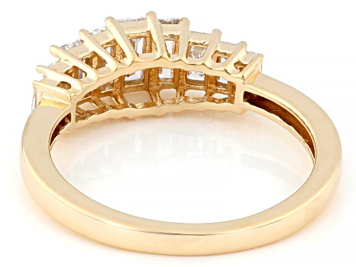 Pre-Owned Prazana® Lab-Grown Diamonds 0.75ctw White Diamond 10K Yellow Gold Band Ring, G-H SI1 - Size 7