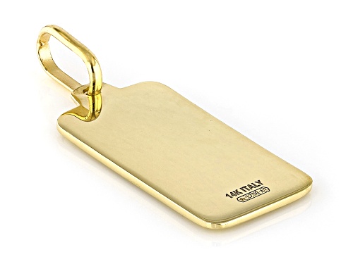 Pre-Owned Stefano Oro® 14k Yellow Gold Taurus Zodiac Pendant