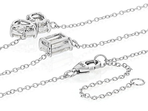 Pre-Owned MOISSANITE FIRE® 2.69CTW DEW PLATINEVE® MULTILAYER NECKLACE - Size 18