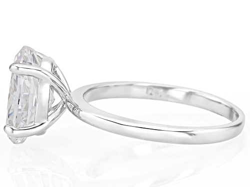 Pre-Owned Bella Luce® 5.67ctw White Diamond Simulant Rhodium Over Brass Ring - Size 7