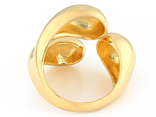 Pre-Owned Moda Al Massimo® 18k Yellow Gold Over Bronze Statement Ring - Size 7