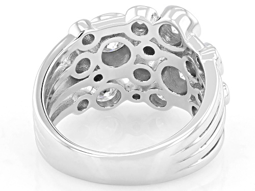 Pre-Owned MOISSANITE FIRE® 2.04CTW DEW ROUND PLATINEVE® RING - Size 8