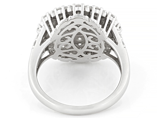 Pre-Owned MOISSANITE FIRE® 1.43CTW DEW ROUND PLATINEVE® RING - Size 8