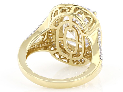 Pre-Owned Bella Luce® 12.00ctw White Diamond Simulant Eterno™ Yellow Ring - Size 6
