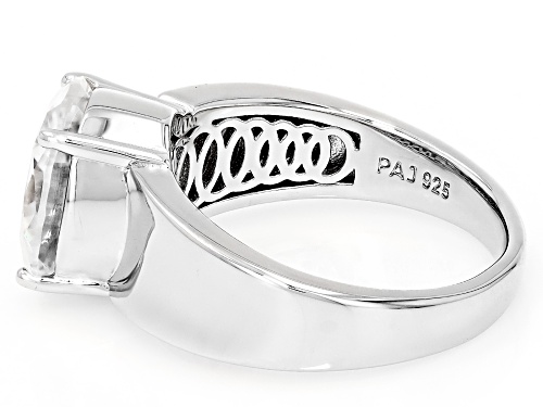 Pre-Owned MOISSANITE FIRE® 4.20CT DEW OVAL PLATINEVE® RING - Size 8