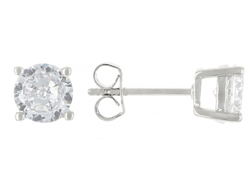Pre-Owned Bella Luce® 37.44ctw White Diamond Simulant Rhodium Over Brass Jewelry Set
