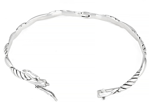 Pre-Owned Artisan Collection of Bali™ Sterling Silver Filigree Twist Bangle Bracelet