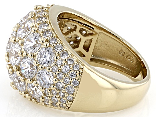 Pre-Owned Bella Luce® 10.45ctw White Diamond Simulant Eterno™ Yellow Ring(6.33ctw DEW) - Size 6