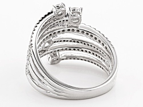 Park Avenue Collection® 1.00ctw Round White Diamond 14k White Gold Ring - Size 6