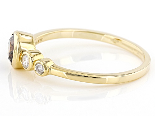 Park Avenue Collection® 0.50ctw Diamond 14k Yellow Gold April Birthstone Ring - Size 7