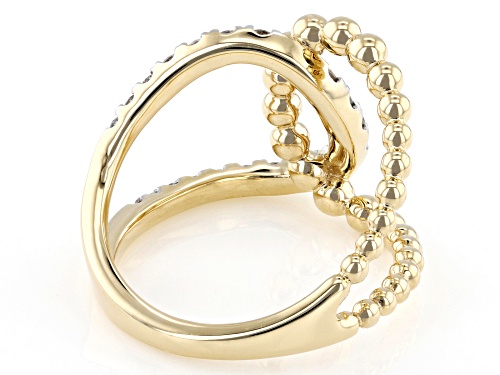 Park Avenue Collection® 0.50ctw Round White Diamond 14k Yellow Gold Ring - Size 7