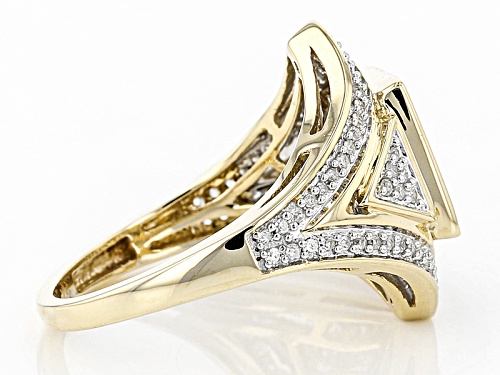 Park Avenue Diamonds™ .80ctw Round And Princess Cut White Diamond Ring - Size 7