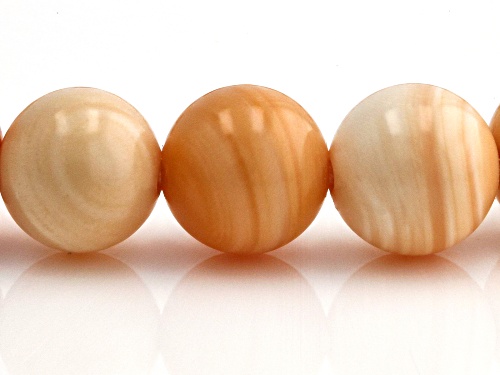 Pacific Style™ 10mm King Conch Beaded Stretch Bracelet - Size 7