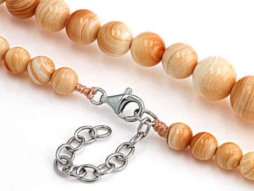 Pacific Style™ King Conch Shell Graduated Beaded Necklace - Size 18