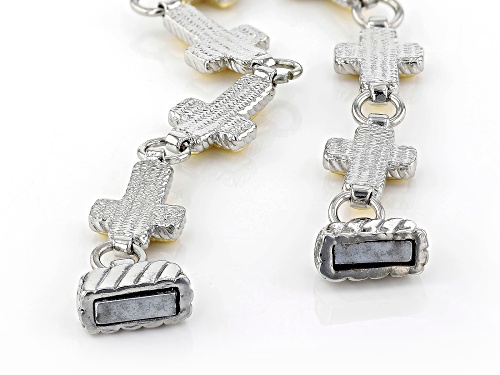 Paula Deen Jewelry™ Two-Tone Cross Bracelet