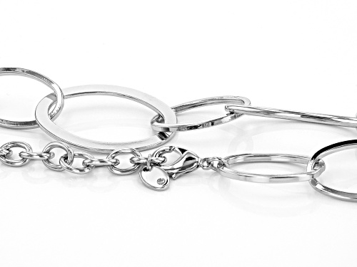 Paula Deen Jewelry™ Silver Tone Large Chain Link Necklace and Earring Set