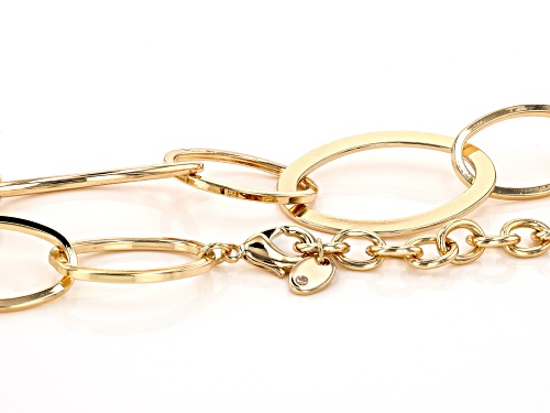Paula Deen Jewelry™ Gold Tone Large Chain Link Necklace and Earring Set