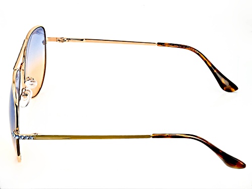 Pre-Owned Off Park® Collection, Multi-Color Crystal Blue & Yellow Aviator Sunglasses