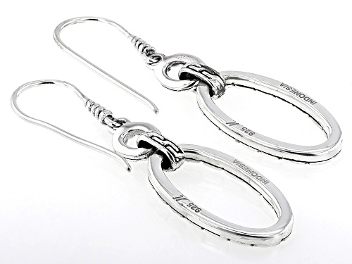 Pre-Owned Artisan Collection of Bali™ Sterling Silver Open Design Dangle Earrings