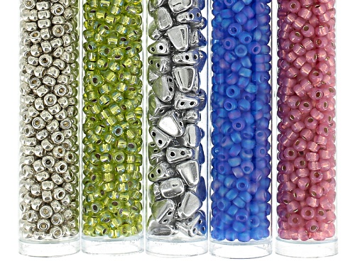 Pre-Owned Bracelet Making Kit In Heart Flowers - Makes Wrap, Clasp, And Stretch Style