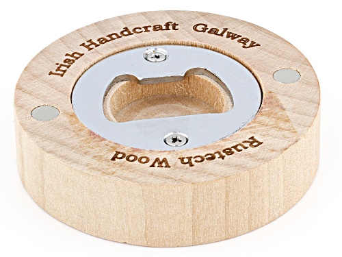 Pre-Owned Artisan Collection of Ireland™ Handcrafted Stainless Steel Wooden Bottle Opener