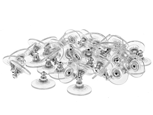 Pre-Owned Stainless Steel 38mm Long Bar Earrings with Attached Jump Rings and Earring Backs