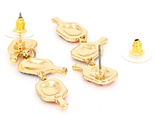 Pre-Owned Multi-Color Crystal & Enamel Gold Tone 