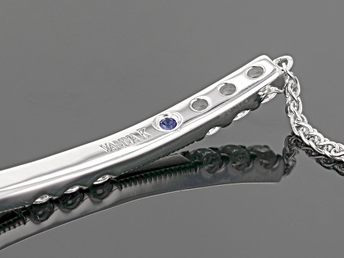 Pre-Owned Vanna K ™ For Bella Luce ® 0.97ctw Platineve  ® Adjustable Bracelet (0.54ctw DEW)