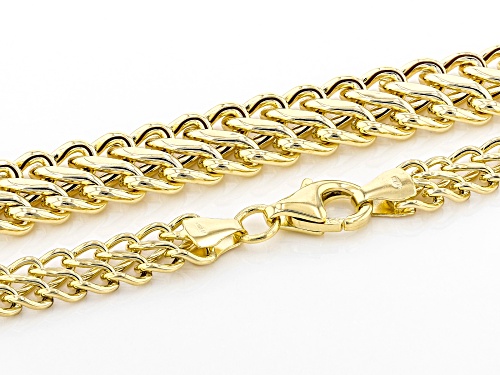 Pre-Owned 10K Yellow Gold 9.23MM-5.0MM Graduated Double Curb Chain 20 Inch Necklace - Size 20