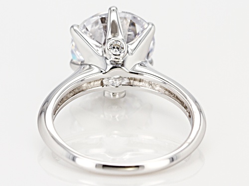 Pre-Owned Charles Winston For Bella Luce ® 7.99CTW Diamond Simulant Rhodium Over Silver Ring (5.06CT - Size 11