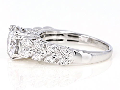 Pre-Owned MOISSANITE FIRE® 2.14CTW DEW ROUND PLATINEVE® RING - Size 10