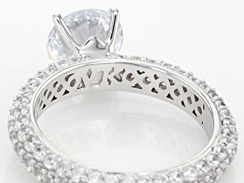 Pre-Owned Vanna K ™ For Bella Luce ® 5.79ctw Diamond Simualnt Platineve® Ring (3.73ctw Dew) - Size 10
