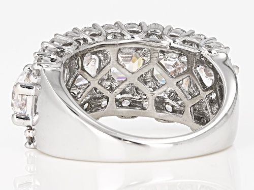 Pre-Owned Bella Luce Luxe ™ 9.67ctw Imperial Mosaic & Round Cubic Zirconia Rhodium Over S - Size 6