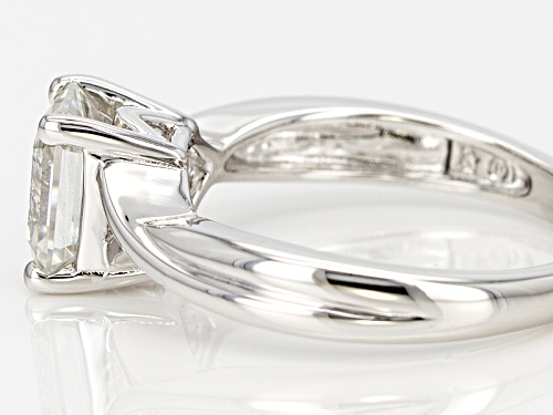 Pre-Owned Moissanite Fire® 1.75ctw Diamond Equivalent Weight Emerald Cut Platineve™ Ring - Size 10