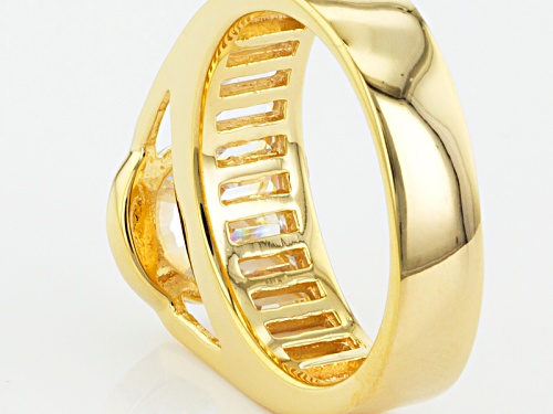 Pre-Owned Bella Luce ® Dillenium Cut 4.98ctw Eterno ™ Yellow Ring (3.44ctw Dew) - Size 7