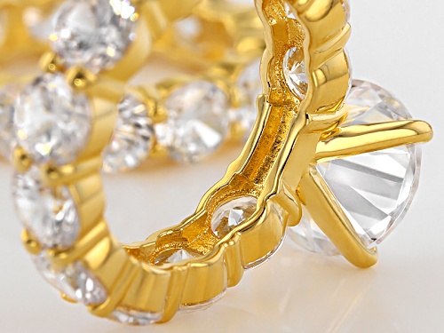 Pre-Owned Charles Winston For Bella Luce ® 27.91ctw Eterno ™ Yellow Ring With Band (12.42ctw Dew) - Size 11