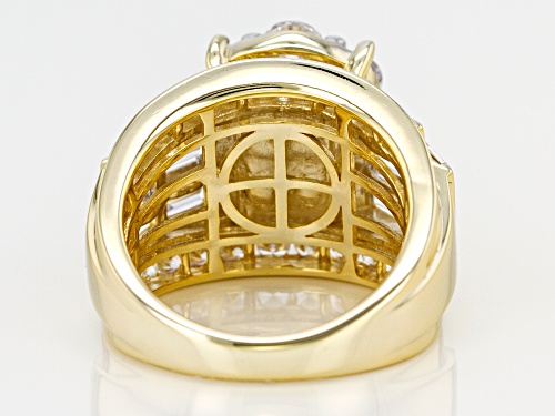 Pre-Owned Bella Luce ® 7.14ctw Round And Baguette Eterno (TM) Yellow Ring - Size 5