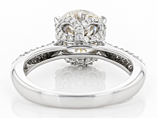 Pre-Owned Moissanite Fire® 3.02ctw Diamond Equivalent Weight Round Platineve™ Ring - Size 11