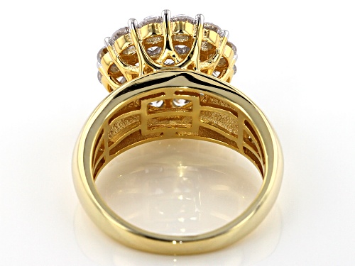 Pre-Owned Bella Luce ® 3.80ctw Diamond Simulant Round Eterno ™ Yellow Ring (2.09ctw Dew) - Size 7