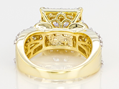 Pre-Owned Bella Luce ® 4.00CTW White Diamond Simulant Eterno ™ Yellow Ring (2.49CTW DEW) - Size 9