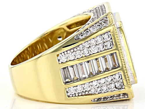 Pre-Owned Bella Luce ® 5.66ctw White Diamond Simulant Eterno™ Yellow Ring (3.61ctw DEW) - Size 7