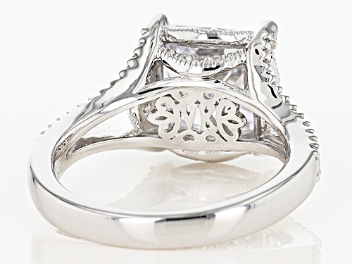 Pre-Owned Vanna K ™ For Bella Luce ® 6.32ctw White Diamond Simulant Platineve ™ Ring (4.52ctw Dew) - Size 12