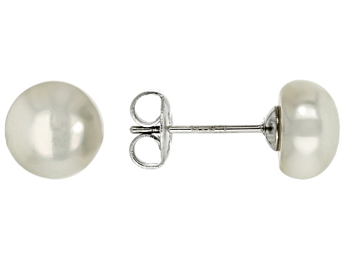 8mm Multi-Color Cultured Freshwater Pearl Stainless Steel Earring Set of 3