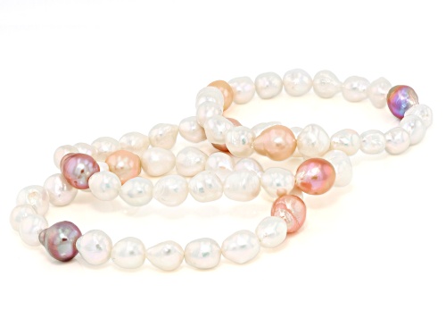Genusis™ 6-9mm Multi-Color Cultured Freshwater Pearl Stretch Bracelet Set Of 3